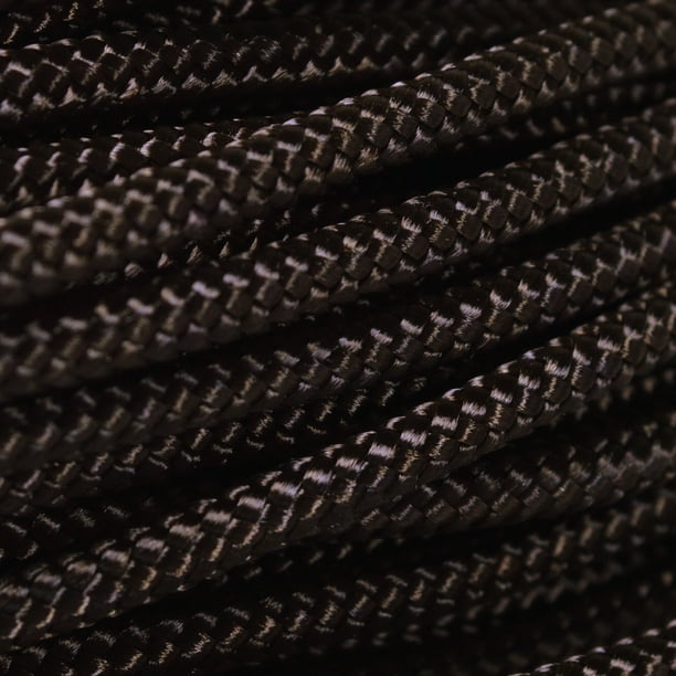 425 Paracord - 100 Feet, Type II, Black - 425 Lb Strength, Made In USA