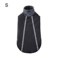 thumbnail image 3 of Chaqueta reflectante para mascotas al aire libre para ropa de animales pequeños, medianos y grandes a prueba de viento invierno senderismo Camping mono traje negro S sidaley PT000585-01, 3 of 7