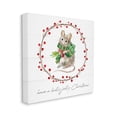 thumbnail image 3 of Stupell Industries Holly Jolly Christmas Mouse Graphic Art Gallery Wrapped Canvas Print Wall Art, Design by Livi Finn, 3 of 7