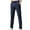 Navy, variant on Wyobmus Men's Joggers Pants With Zipper Pocket Plus Size Tapered Sweatpants Summer Loose Drawstring Athletic Pants Black