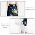 thumbnail image 2 of Dog Paw Print Stunning Chiffon and Polyester Beach Dresses for Women | Summer Dress Collection, 2 of 6