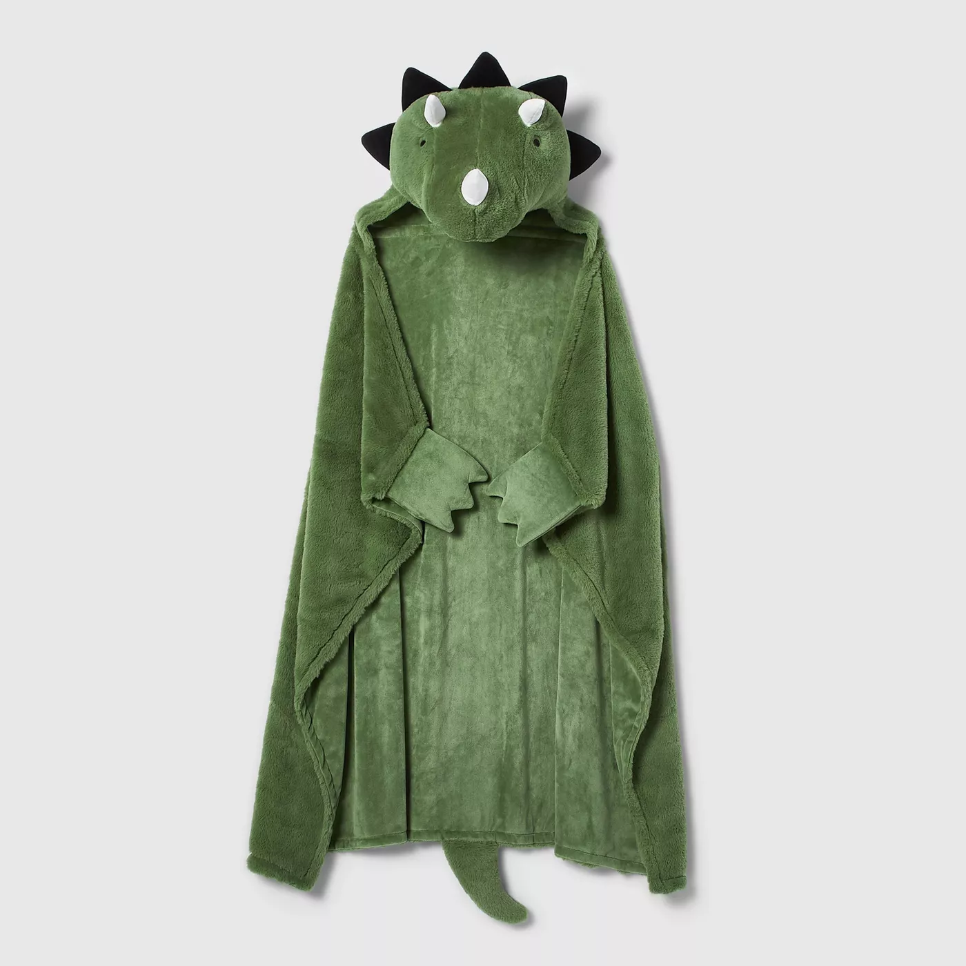 Dinosaur Hooded Throw Blanket