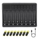 thumbnail image 1 of Smart SEIVI PC negro protección inteligente portátil viaje pantalla inteligente USB ocho ranuras batería para carga Ni MH Ni Cd AA AAA ANGGREK Otros, 1 of 8