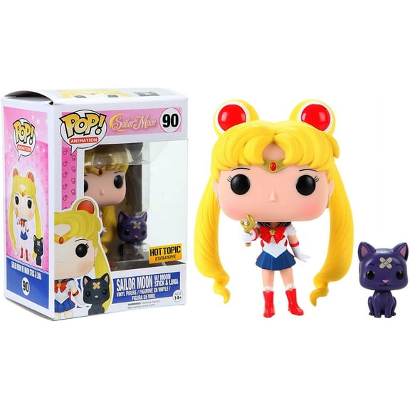 Funko POP! Animation Sailor Moon with Moon Stick & Luna Vinyl Figure