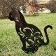thumbnail image 4 of Artesanía impermeable para gatos Estatuas acrílicas para jardín de gato, de , estacas decorativas para jardín, estatuas para exteriores, estacas de animales para - D 14x24.5cm Magideal Artesanía impermeable para gatos, 4 of 7