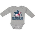 thumbnail image 3 of Inktastic Memorial Day Grunge Remembering Those We Have Lost Boys or Girls Long Sleeve Baby Bodysuit, 3 of 5