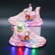 thumbnail image 1 of Disney niños dibujos animados Sophia princesa niña suave grueso calentador zapatos casuales zapatillas de deporte zapatos de algodón zapatos con luz LED 23-insole-14,5 cm Gao Jinjia LED, 1 of 2