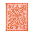thumbnail image 6 of SUNDEREY 8’X10’Outdoor Rug for Patio,Waterproof Beach Mats, Seaweed Pattern Plastic Straw Outdoor Rugs for RV Patio Deck Beach Porch Backyard,Orange, 6 of 9