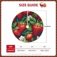 thumbnail image 4 of Kll Strawberry2 Christmas Tree Skirt 36",Party Decorations Farmhouse For Christmas Decorations Holiday Party, 4 of 8