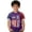 Purple, variant on Boys Patriotic Print Short Sleeve T Shirt Casual Summer Top for Kids Independence Day Style Army Green 100