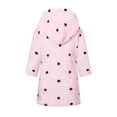 thumbnail image 3 of Coerni Kids Hooded Bath𝐫obe Boys Girls Soft Plush Hooded Flannel Pajamas Sleepwear Spa 𝐑obe Surfing Clothes Kids, 3 of 3