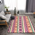 thumbnail image 2 of DouZhe Vintage Southwestern Native Bohemian Pattern Area Rugs Non-Slip Machine Washable Floor Mat, Modern Style Carpet Doormat, 63x48 inches, 2 of 6
