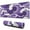 Violet Onde de Type Montagne-1, variante sur Tapis de Souris de Bureau Imperméable Antidérapant pour Bureau Maison Travail Jeu Tapis de Souris Base en Caoutchouc avec Bords Cousus 31.5x11.8 Pouces