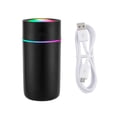 thumbnail image 1 of Humidificador de aire Difusor de luz de color silencioso Bolsillo portátil Temporizador automático Mist Maker, Negro Noticed HA002359-02B, 1 of 6