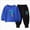 A22-Blue, variant on Toddler Boy Clothes Boy Fall Winter Outfit School Casual Long Sleeve Letter Sweatshirt Plaid Jogger Pants Set 2T 3T 4T 5T 6T 7T 8T 9T Little Boys Winter Outfits Clothes(4-5 Years,Blue)