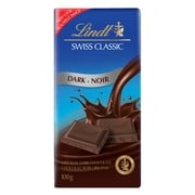 Chocolat noir Lindt SWISS CLASSIC – Barre (100 g)