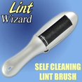 thumbnail image 3 of Novel Brands - Lint Magic Self Cleaning Lint Brush Remove Pill Fuzz Lint Pet Hair - White, 3 of 5