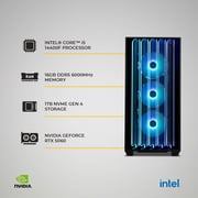 YEYIAN Gaming PC. Core i5 14400F, RTX 5060 8GB GDDR7, 1TB NVMe, 16GB DDR5, 650W 80+ GOLD, Windows 11 Home. Model YPI-MS44F0B-5601B