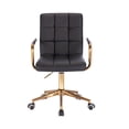 thumbnail image 2 of Silla de escritorio euroluce contemporary design color negro con brazo giratoria Altura ajustable, 2 of 4