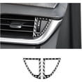 thumbnail image 4 of Calcomanías para consola central de fibra de carbono para coche, cubierta de salida de aire acondicionado, pegatina apta para pegatinas de accesorios interiores, 4 of 5