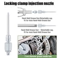 thumbnail image 2 of Industrial Grease Needle Nozzle Couplers Set for Hard Reach Areas Efficient Lubrication Mechanical Fittings Repair Shops, 2 of 14