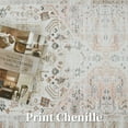 thumbnail image 5 of Garvee 2' x 3' Small Area Rug Indoor Washable Door Mat Taupe Floral Print Rug Vintage Floor Cover Foldable Thin Rug for Home Decor, 5 of 6