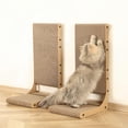 thumbnail image 7 of 2-pack Cat Board  25.6'' Tall Cardboard L Shape Vertical Scratchers For Indoor Cats Wall And Couch Large, 7 of 7