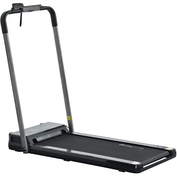 Living Essentials 2 in 1 Foldable Electric Treadmill Home Gym