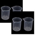thumbnail image 1 of Oleegame 2PC Glass Bottle for 2 Clear Plastic Graduated 100mL Measuring Cup Beaker Lab Pcs Glass&Bottle White, 1 of 2