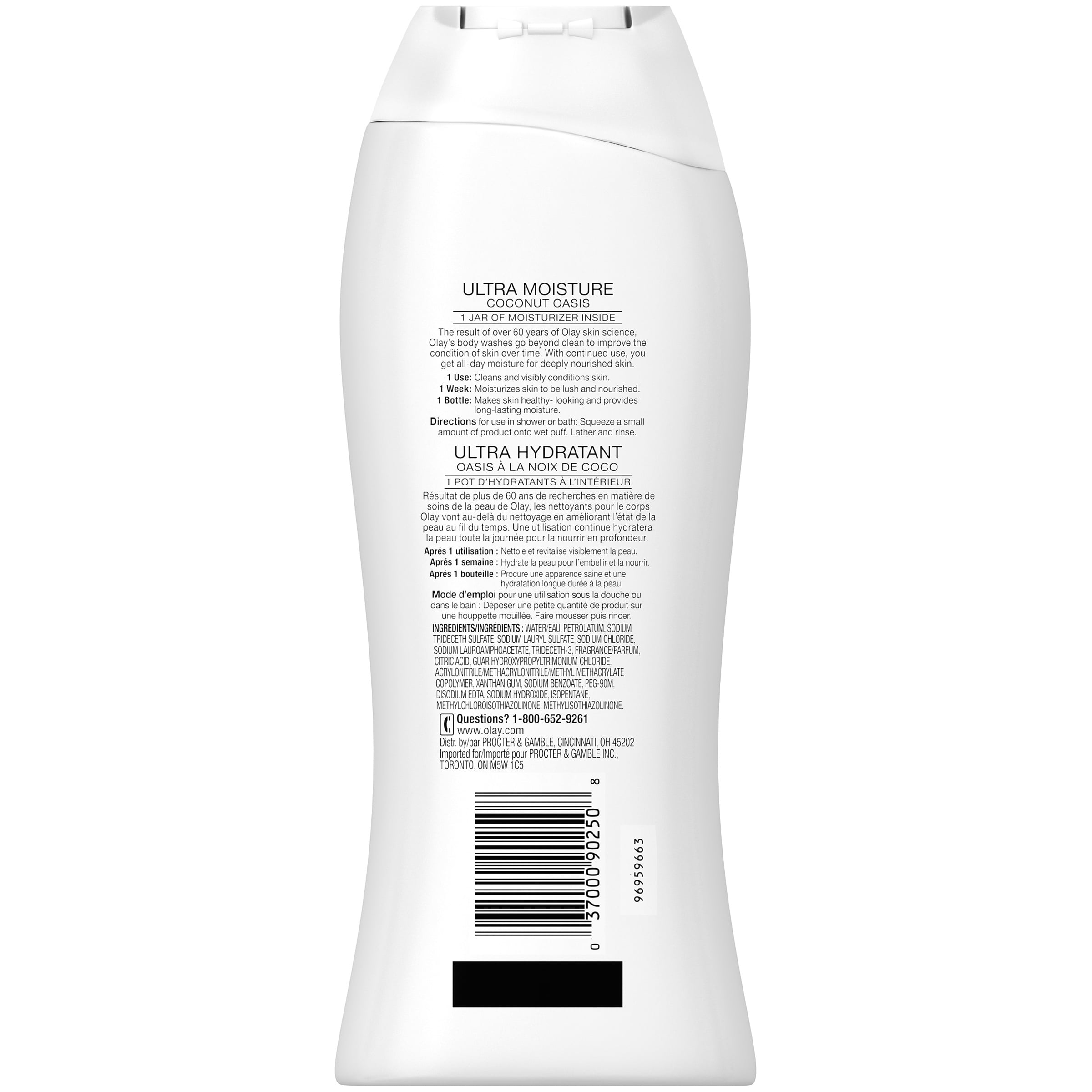 Olay® Ultra Moisture Coconut Oasis Body Wash 23.6 fl. oz. Bottle