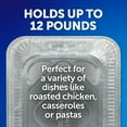 thumbnail image 5 of EZ Foil All Purpose 12 LB Roaster Disposable Aluminum Pan with Lid, 13 x 9 in., 1 Count, 5 of 7