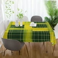 thumbnail image 6 of Ryvnso Yellow and Green Grid Rectangle Table Cloth Tablecover Dinning Tablecloth 54"x72", 6 of 8