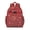 Red-4, variant on Abstract Tribal Pattern Students Backpack Boho Geometric Floral Book Bag, Lightweight with Chest Strap for s