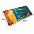 thumbnail image 2 of JML 100% Cotton Beach Towel,Soft & Quick-Dry Pool Towel,Perfect for Beach,Swimming,28"x58", 2 of 6