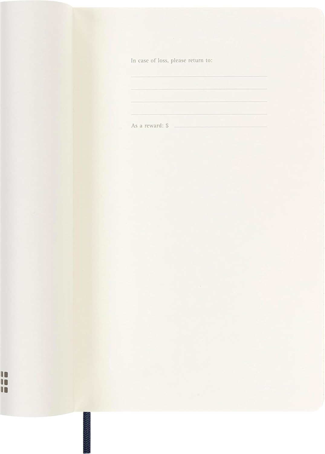Moleskine Classic 18 Month 2025-2026 Weekly Planner, Soft Cover, Large (5" x 8.25"), Sapphire Blue, 208 pages