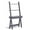 Grey, variant on Costway Home Office Ladder Desk Wall-Leaning Laptop Workstation with Storage Shelves Natural