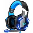 thumbnail image 1 of VersionTECH. Casque de Jeu pour PS4 / PS5 Xbox One PC, G2000 avec Lumières, Réduction de Bruit, 1 of 4