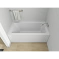 thumbnail image 2 of Vanity Art Acrylic Alcove Bathtub with 3 Side Tiling Flange, 60 x 32 inches Slip Resistant Surface 118-Degree Backrest Shower Tub, Reinforced Fiberglass Right Drain Soaking Tub, 2 of 8