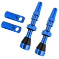 thumbnail image 1 of Tubeless Valve Stem 60mm Tubeless Bike Valve Stem Kits with Integrated Valve Core Remover Tool and Valve Stem Caps, blue, 1 of 5