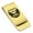 Gold, variant on Stainless Steel Respect the Beard Classic Slim Money Clip Credit Card Holder