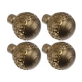 thumbnail image 6 of Linaichen Curtain Rod Ends 4pcs Round Curtain Rod Finials Decorative Replacement for Drapery, 6 of 9