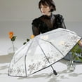 thumbnail image 6 of FRCOLOR  Fully Automatic Folding Umbrella Base Reflective Sun UV Clear Travel Student, 6 of 8