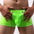 thumbnail image 3 of Eashery Briefs for Men Briefs Panties Soft Men Underwear Green XL, 3 of 5