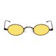 thumbnail image 2 of Gafas de montura metálica ovalada pequeña de estilo Vintage, para mujeres y hombres amarillo Yuyangstore Gafas de sol de mujer de moda, 2 of 8
