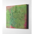 thumbnail image 2 of Epic Graffiti  "Oneness" by Elena Ray Giclee Canvas Wall Art, 12"x12" 26" x 26", 2 of 3