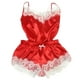 thumbnail image 1 of Gibobby Conjunto de lencería de encaje Lencería Sexy para Mujer Baby Doll Mujer Sexy Color Negro Mono Sensual y Elegante Fina Lenceria para Dama(Rojo, G), 1 of 3