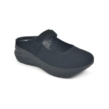 

White Mountain Womens Fearless Knit Textured Mules