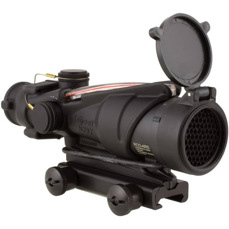 Trijicon ACOG Rifle Scope, 4X32, Red Chevron Reticle BAC-M150, Matte