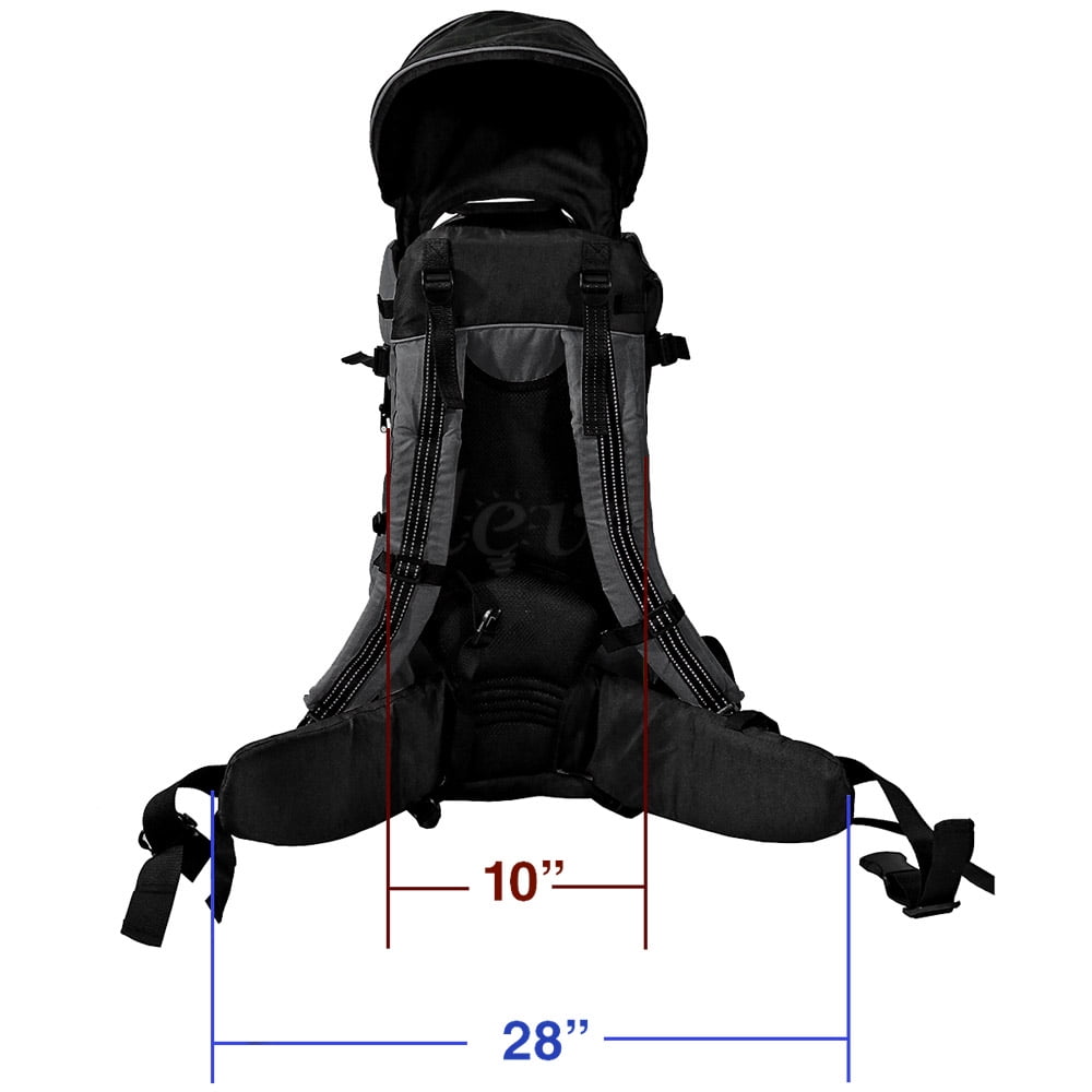 ClevrPlus  Deluxe Baby Backpack Hiking Cross Country Lightweight Carrier w/