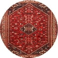 thumbnail image 1 of Ahgly Company Machine Washable Indoor Round Traditional Rust Pink Area Rugs, 3' Round, 1 of 7